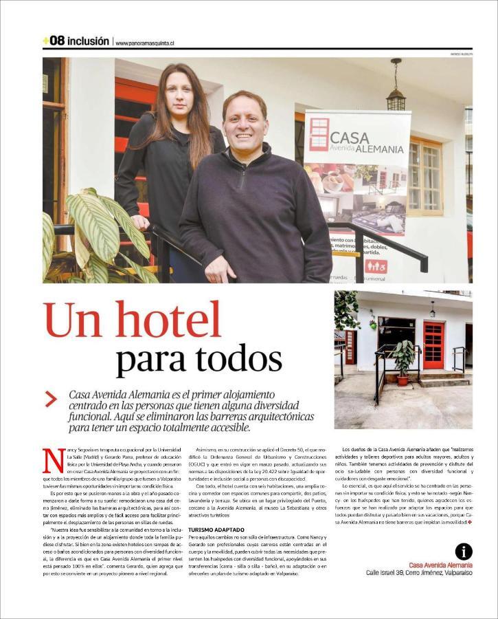 Casa Avenida Alemania Hotel Valparaíso Exterior foto